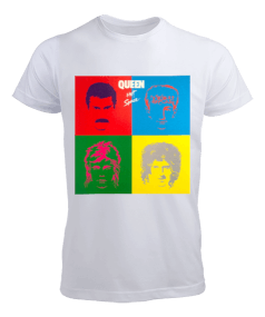 Queen Hot Space Baskılı Erkek Tişört