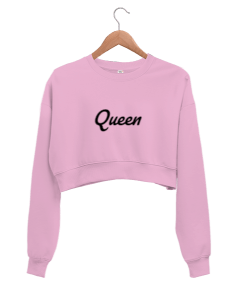 Queen Kadın Crop Sweatshirt