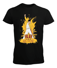 Queen Rock Tasarım Baskılı Erkek Tişört