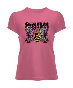 Queenbee - Kraliçe Arı Pembe Kadın Tişört