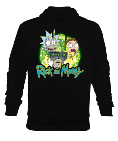 R M Sweatshirt Erkek Kapüşonlu Hoodie Sweatshirt