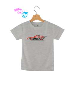 Racing Car - Yarış Arabası V3 Gri Çocuk Unisex