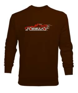 Racing Car - Yarış Arabası V3 Kahverengi Erkek Sweatshirt