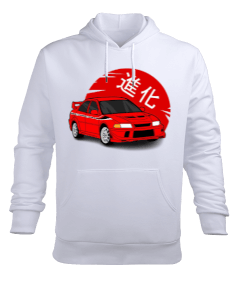 Rally araba baskılı Erkek Kapüşonlu Hoodie Sweatshirt