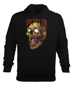 Rammstein Siyah Erkek Kapüşonlu Hoodie Sweatshirt