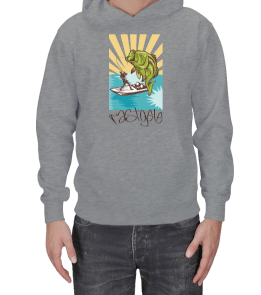 RASTGELE_ERKEK_KAPŞONLU SWEATSHIRT Erkek Kapşonlu