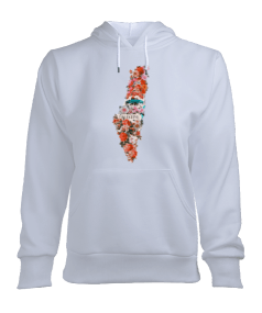 Real Map Kadın Kapşonlu Hoodie Sweatshirt