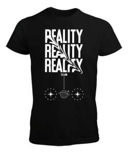 Reality club Siyah Erkek Tişört