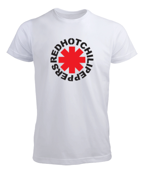 Tisho - Red Hot Chili Peppers Beyaz Erkek Tişört