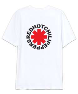 Red Hot Chili Peppers Beyaz Oversize Unisex Tişört