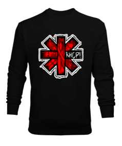 Red Hot Chili Peppers Rock Tasarım Baskılı Erkek Sweatshirt