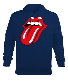 Red Tongue Erkek Kapüşonlu Hoodie Sweatshirt