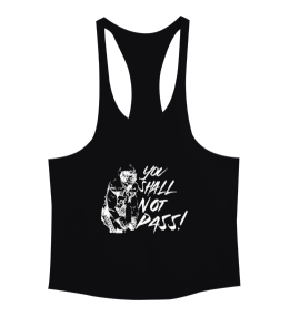 Redisethut YOU SHALL NOT PASS Erkek Tank Top Atlet