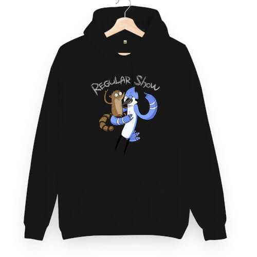 Regular Show Unisex Kapüşonlu Sweatshirt