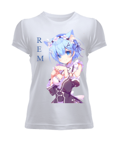Rem Re:zero anime Kadın Tişört