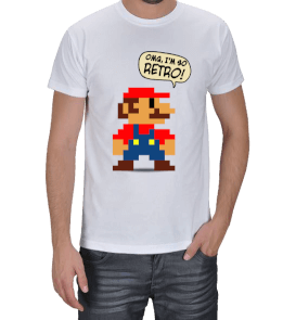 Retro Mario Erkek Tişört