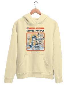 Retro Science Bilim Kimya komik Vintage Krem Unisex Kapşonlu Sweatshirt