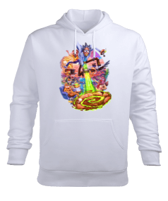 Rick and Morty Universe Erkek Kapüşonlu Hoodie Sweatshirt