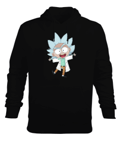 Rick Junior Erkek Kapüşonlu Hoodie Sweatshirt