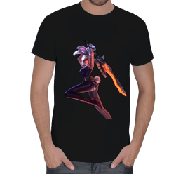 Riven T-Shirt Siyah Erkek Tişört