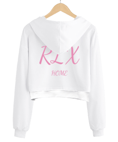 RLX Kadın Crop Hoodie Kapüşonlu Sweatshirt