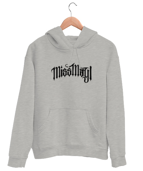 Tisho - Rock Miss May I - MissMay i Gri Unisex Kapşonlu Sweatshirt