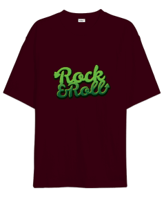 Rock Roll Oversize Unisex Tişört