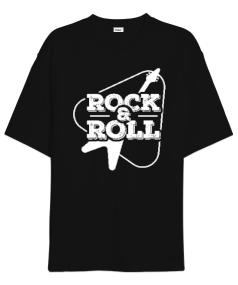 Rock Roll Oversize Unisex Tişört