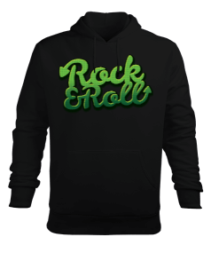 rock ve roll Erkek Kapüşonlu Hoodie Sweatshirt