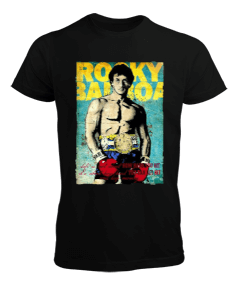 Rocky Balboa Vintage Baskılı Erkek Tişört