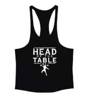 Roman Reigns Head of the Table Siyah Erkek Tank Top Atlet