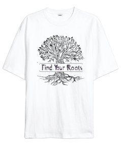 Roots Oversize Unisex Tişört