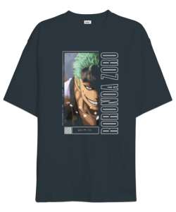 Roronoa Zoro Füme Oversize Unisex Tişört