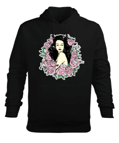 Rose Woman Erkek Kapüşonlu Hoodie Sweatshirt