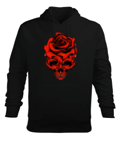 RoSkull Erkek Kapüşonlu Hoodie Sweatshirt