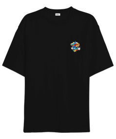 Rubiks Cube Oversize Unisex Tişört