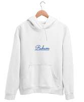 Ruhum Beyaz Unisex Kapşonlu Sweatshirt - Thumbnail