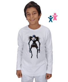 Ryuk Death Note - OneArtTasarım Çocuk Unisex Uzunkollu