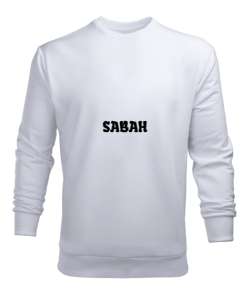 SABAH Beyaz Erkek Sweatshirt