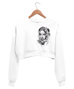 Sabrina22 Kadın Crop Sweatshirt