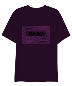 Saiki Kusuo Baskılı Oversize Unisex Tişört