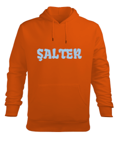 ŞALTER YAZILI ÖZEL TASARIM Erkek Kapüşonlu Hoodie Sweatshirt