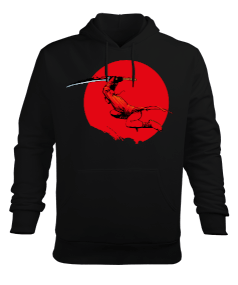 Samurai Erkek Kapüşonlu Hoodie Sweatshirt