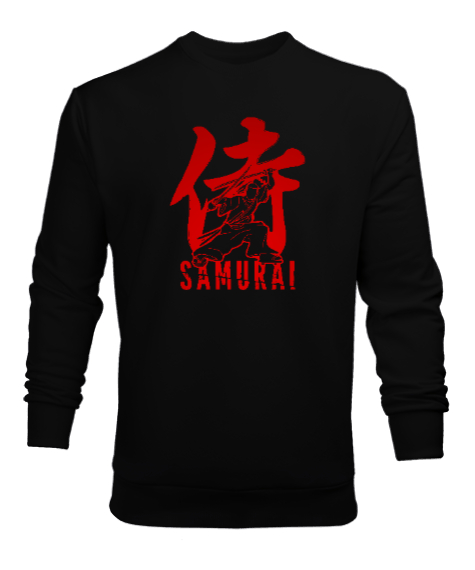 Samurai - Samuray Blu V6 Siyah Erkek Sweatshirt