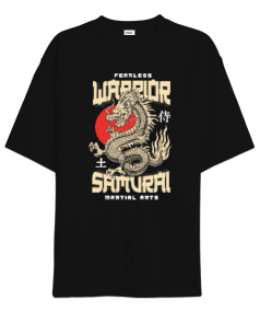 Samurai Warrior Oversize Unisex Tişört