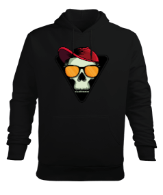 Şapkalı iskelet Erkek Kapüşonlu Hoodie Sweatshirt