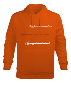 Sarmaşık Temalı Erkek Kapüşonlu Hoodie Sweatshirt