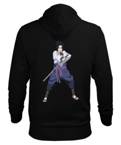 Sasuke Resim Baskılı - Unisex Erkek Kapüşonlu Hoodie Sweatshirt