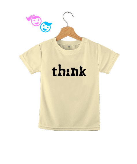 Tisho - Satranç ve Düşünmek - Think Chess V2 Krem Çocuk Unisex