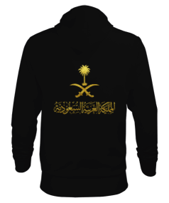 Saudi Arabia Emblem Erkek Kapüşonlu Hoodie Sweatshirt